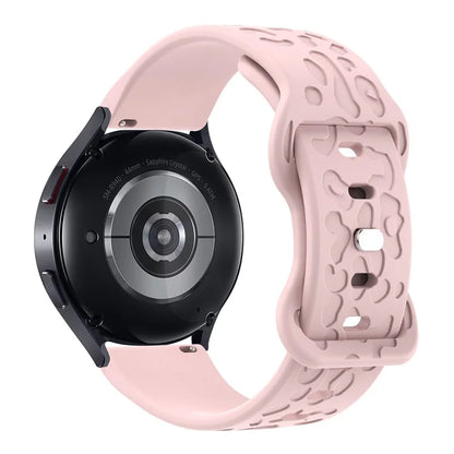 KALEBOL 22mm Silicone Strap for Huawei Watch 4 / 4 Pro / GT 4 46mm Leopard Texture Watch Band