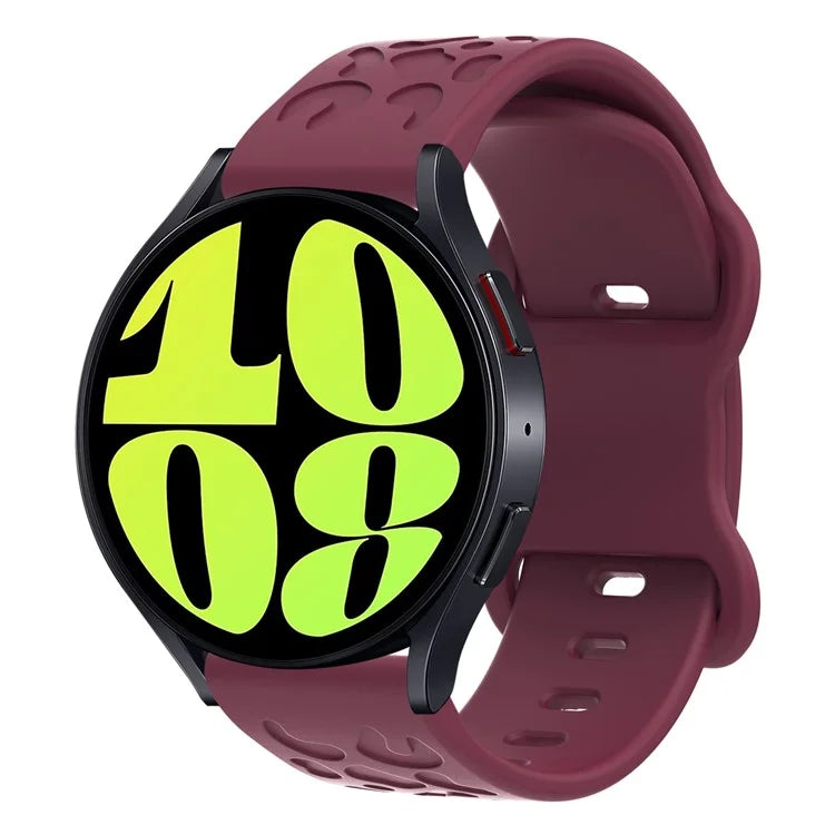 KALEBOL 22mm Silicone Strap for Huawei Watch 4 / 4 Pro / GT 4 46mm Leopard Texture Watch Band