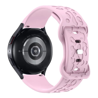 KALEBOL 22mm Silicone Strap for Huawei Watch 4 / 4 Pro / GT 4 46mm Leopard Texture Watch Band