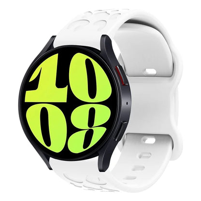 KALEBOL 18mm Silicone Strap for Huawei Watch GT 4 41mm / Garmin Venu 3S Leopard Texture Watch Band