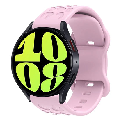 KALEBOL 18mm Silicone Strap for Huawei Watch GT 4 41mm / Garmin Venu 3S Leopard Texture Watch Band