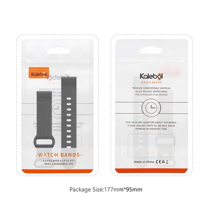 KALEBOL 18mm Silicone Strap for Huawei Watch GT 4 41mm / Garmin Venu 3S Leopard Texture Watch Band