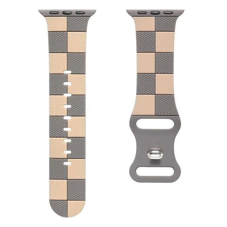 KALEBOL Strap for Apple Watch Series 10 46mm / Ultra 2 Ultra 49mm / 9 8 7 45mm / SE (2023) SE (2022) SE 6 5 4 44mm / 3 2 1 42mm Silicone Band