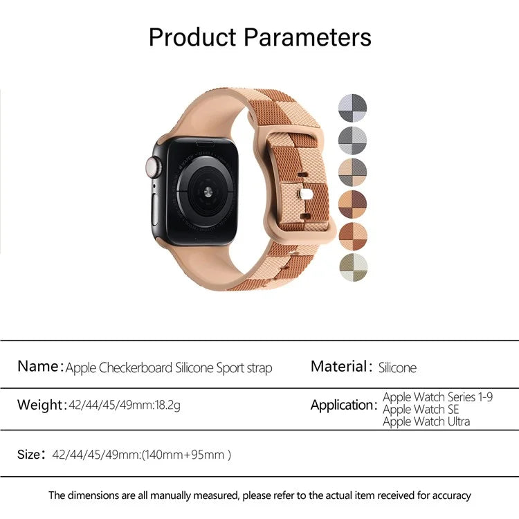 KALEBOL Strap for Apple Watch Series 10 46mm / Ultra 2 Ultra 49mm / 9 8 7 45mm / SE (2023) SE (2022) SE 6 5 4 44mm / 3 2 1 42mm Silicone Band