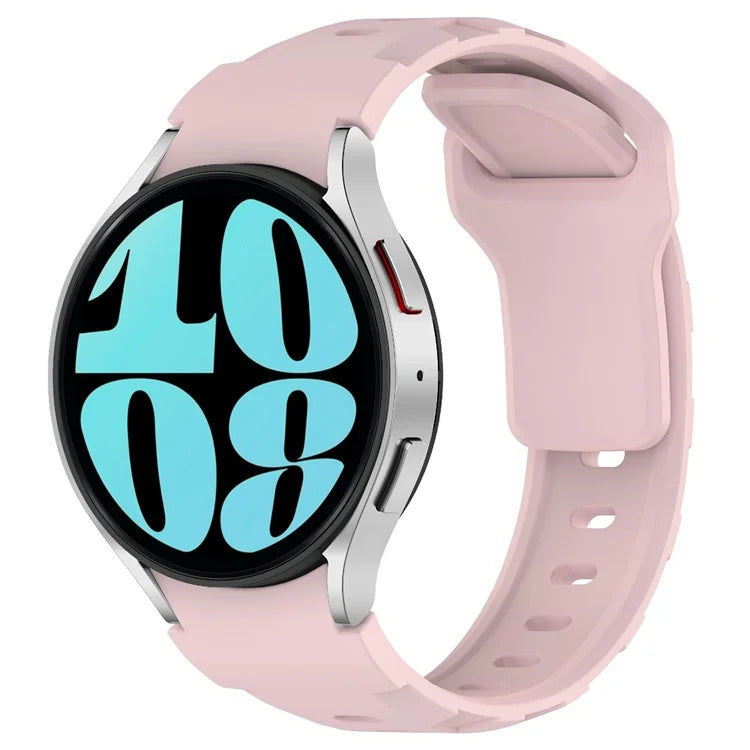 KALEBOL Silicone Band for Samsung Galaxy Watch7 44mm / 40mm Adjustable Watch Strap
