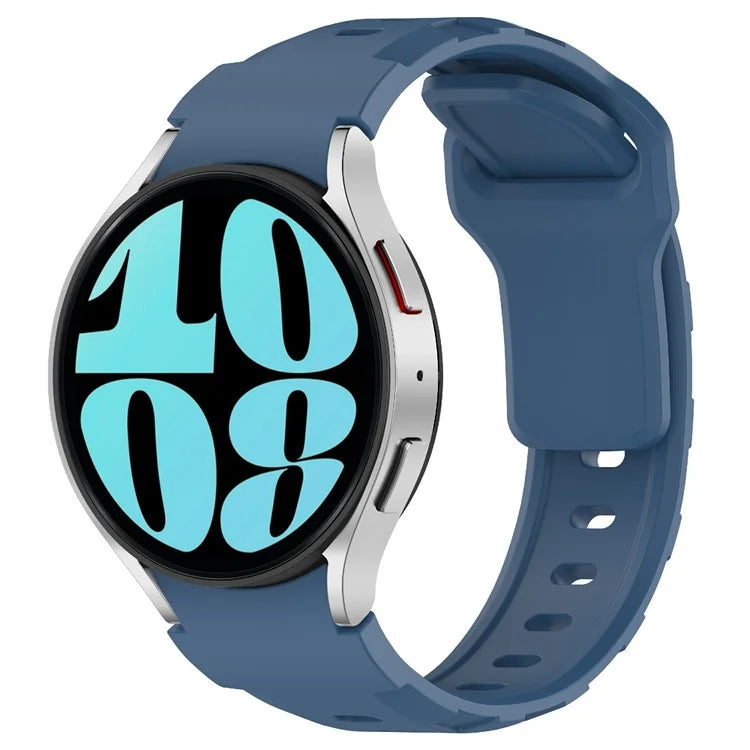 KALEBOL Silicone Band for Samsung Galaxy Watch7 44mm / 40mm Adjustable Watch Strap