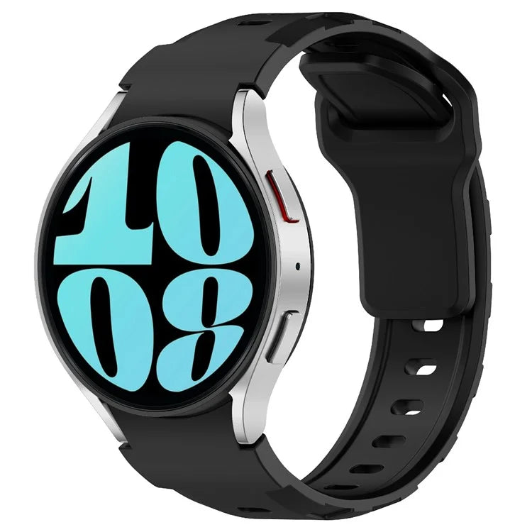 KALEBOL Silicone Band for Samsung Galaxy Watch7 44mm / 40mm Adjustable Watch Strap