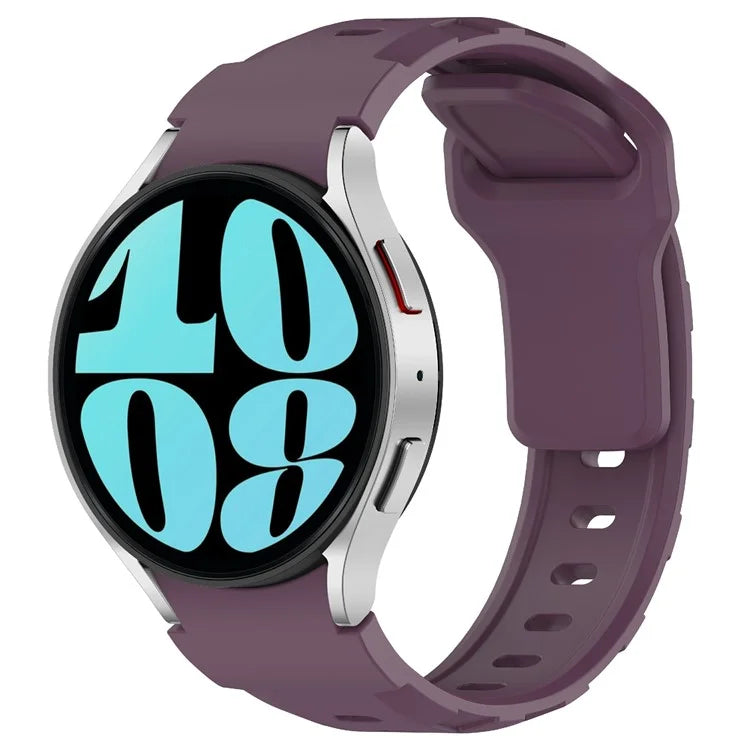 KALEBOL Silicone Band for Samsung Galaxy Watch7 44mm / 40mm Adjustable Watch Strap