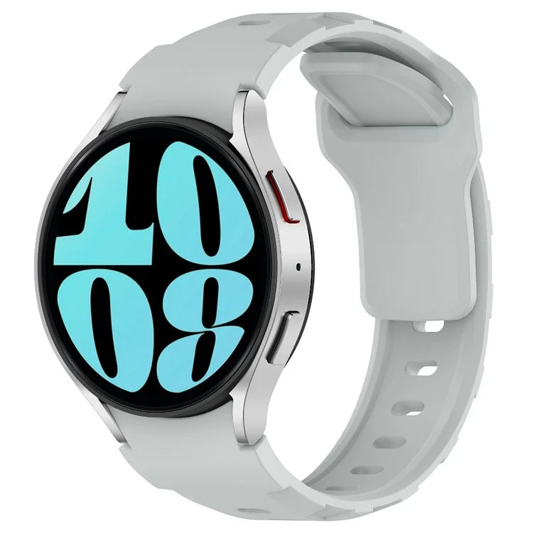 KALEBOL Silicone Band for Samsung Galaxy Watch7 44mm / 40mm Adjustable Watch Strap