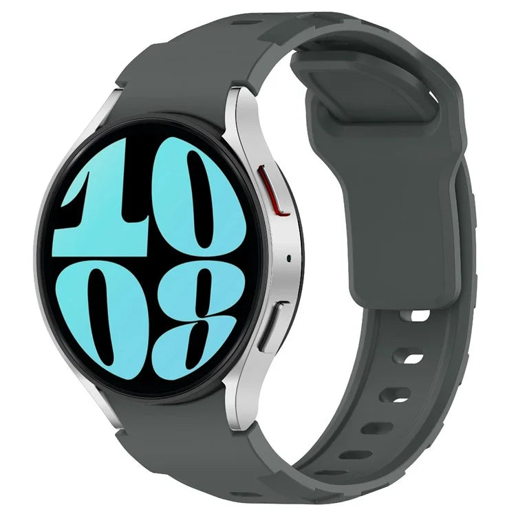 KALEBOL Silicone Band for Samsung Galaxy Watch7 44mm / 40mm Adjustable Watch Strap