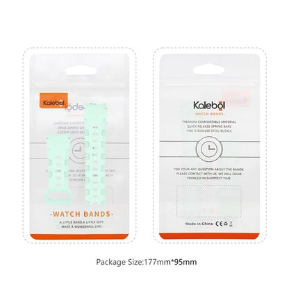 KALEBOL Silicone Band for Samsung Galaxy Watch7 44mm / 40mm Adjustable Watch Strap