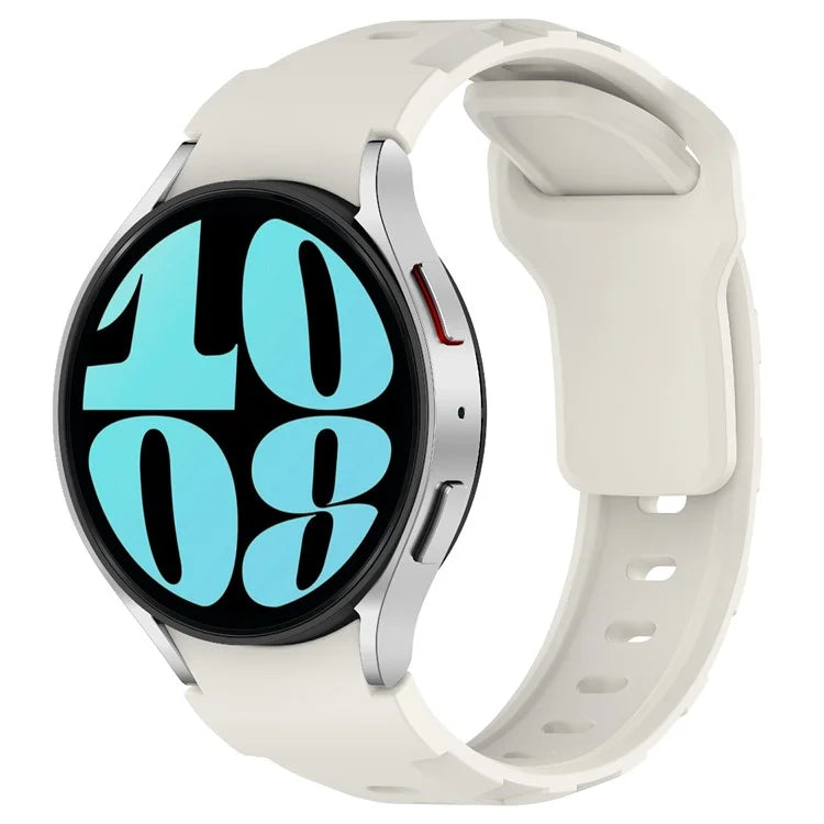 KALEBOL Silicone Band for Samsung Galaxy Watch7 44mm / 40mm Adjustable Watch Strap
