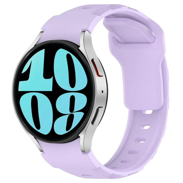 KALEBOL Silicone Band for Samsung Galaxy Watch7 44mm / 40mm Adjustable Watch Strap