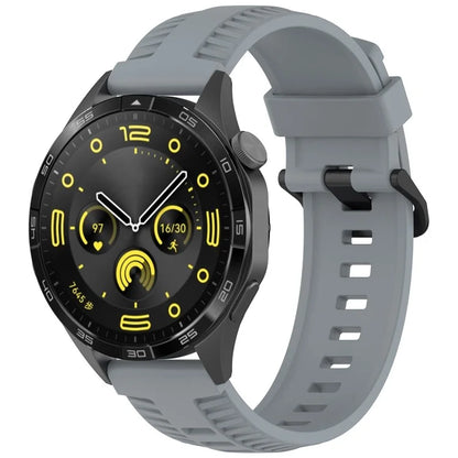 KALEBOL 22mm Silicone Strap for Huawei Watch 4 / 4 Pro / GT 4 46mm Tire Texture Watch Band