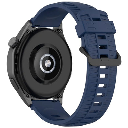 KALEBOL 22mm Silicone Strap for Huawei Watch 4 / 4 Pro / GT 4 46mm Tire Texture Watch Band