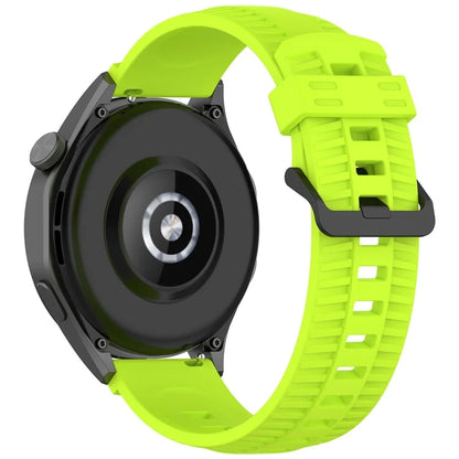 KALEBOL 22mm Silicone Strap for Huawei Watch 4 / 4 Pro / GT 4 46mm Tire Texture Watch Band