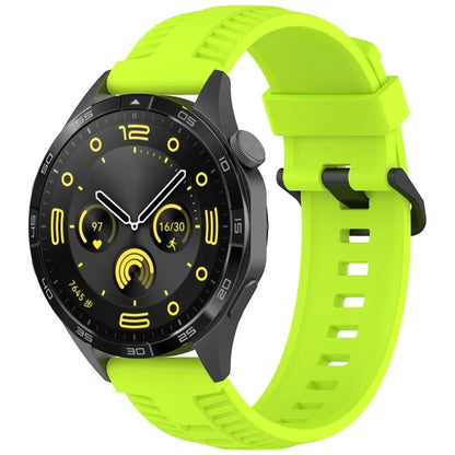 KALEBOL 22mm Silicone Strap for Huawei Watch 4 / 4 Pro / GT 4 46mm Tire Texture Watch Band