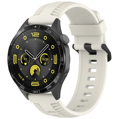 KALEBOL 22mm Silicone Strap for Huawei Watch 4 / 4 Pro / GT 4 46mm Tire Texture Watch Band