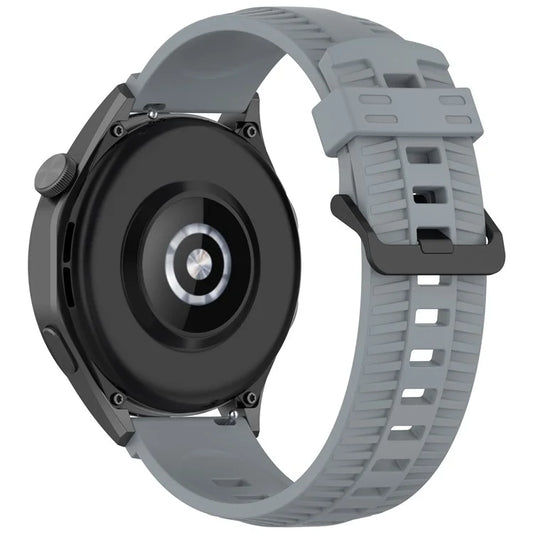 KALEBOL 20mm Watch Strap for Huawei Watch GT 3 42mm / GT 3 Pro 43mm Tire Texture Silicone Wrist Band