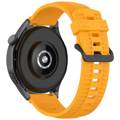 KALEBOL 20mm Watch Strap for Huawei Watch GT 3 42mm / GT 3 Pro 43mm Tire Texture Silicone Wrist Band