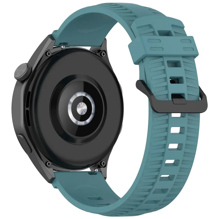 KALEBOL 20mm Watch Strap for Huawei Watch GT 3 42mm / GT 3 Pro 43mm Tire Texture Silicone Wrist Band