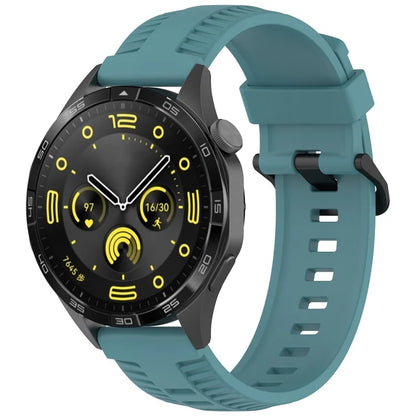 KALEBOL 20mm Watch Strap for Huawei Watch GT 3 42mm / GT 3 Pro 43mm Tire Texture Silicone Wrist Band