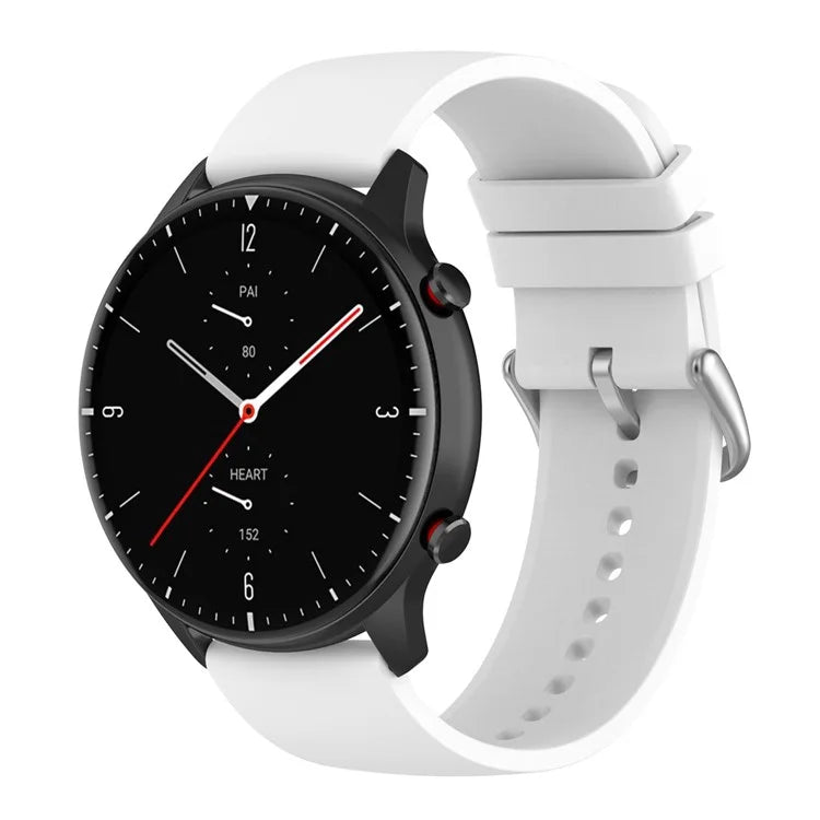 KALEBOL 22mm Silicone Strap for Huawei Watch 4 / 4 Pro / GT 4 46mm Round End Watch Band