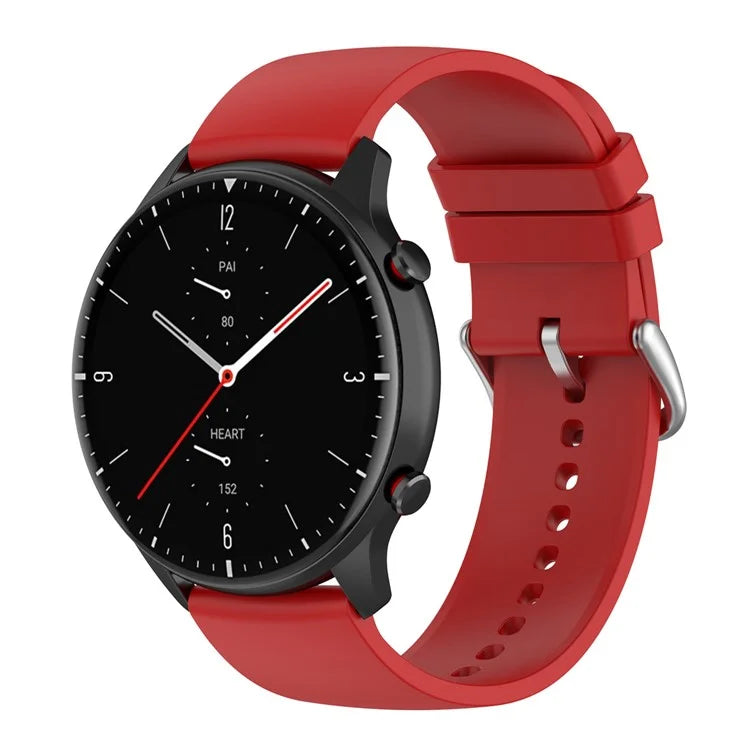 KALEBOL 22mm Silicone Strap for Huawei Watch 4 / 4 Pro / GT 4 46mm Round End Watch Band