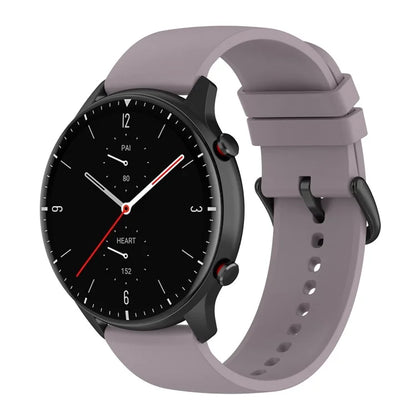 KALEBOL 22mm Silicone Strap for Huawei Watch 4 / 4 Pro / GT 4 46mm Round End Watch Band
