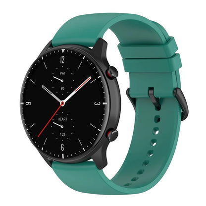 KALEBOL 22mm Silicone Strap for Huawei Watch 4 / 4 Pro / GT 4 46mm Round End Watch Band