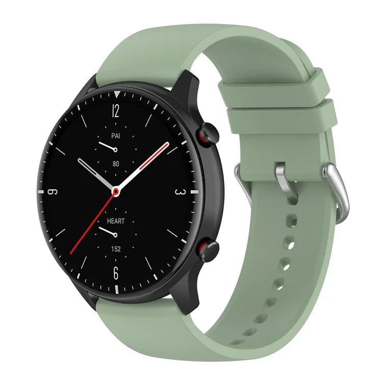 KALEBOL 20mm Silicone Strap for Huawei Watch GT 3 42mm / GT 3 Pro 43mm Round End Watch Band