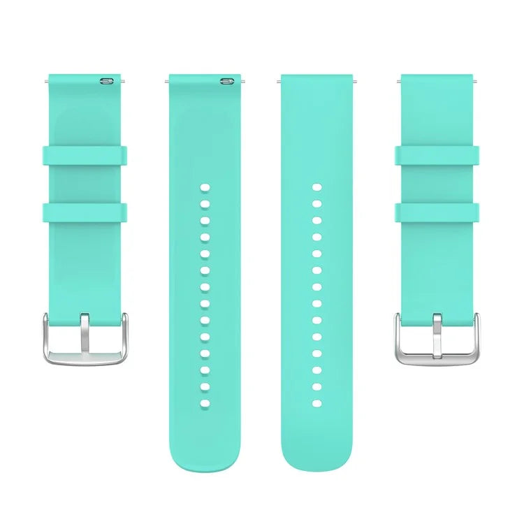 KALEBOL 20mm Silicone Strap for Huawei Watch GT 3 42mm / GT 3 Pro 43mm Round End Watch Band