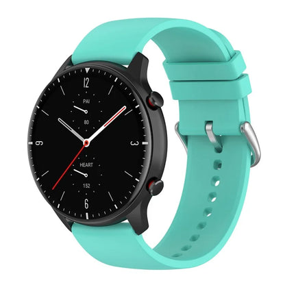 KALEBOL 20mm Silicone Strap for Huawei Watch GT 3 42mm / GT 3 Pro 43mm Round End Watch Band