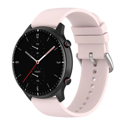 KALEBOL 20mm Silicone Strap for Huawei Watch GT 3 42mm / GT 3 Pro 43mm Round End Watch Band