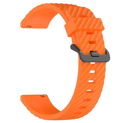 KALEBOL 22mm Silicone Band for Huawei Watch 4  /  4 Pro  /  GT 4 46mm Tire Pattern Watch Strap