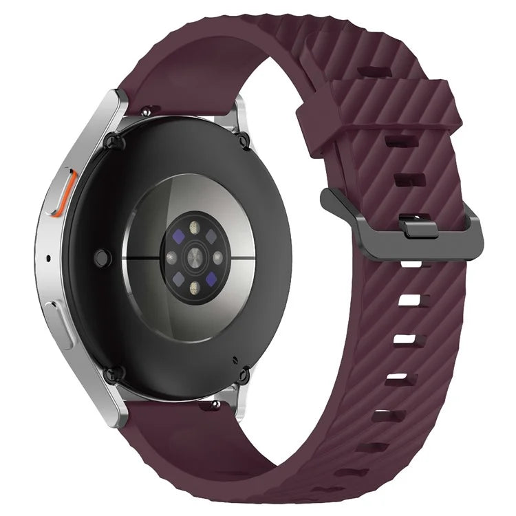 KALEBOL 22mm Silicone Band for Huawei Watch 4  /  4 Pro  /  GT 4 46mm Tire Pattern Watch Strap