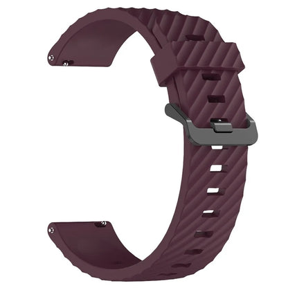 KALEBOL 22mm Silicone Band for Huawei Watch 4  /  4 Pro  /  GT 4 46mm Tire Pattern Watch Strap