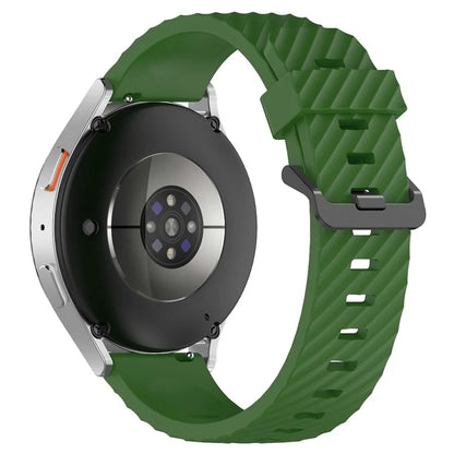 KALEBOL 22mm Silicone Band for Huawei Watch 4  /  4 Pro  /  GT 4 46mm Tire Pattern Watch Strap