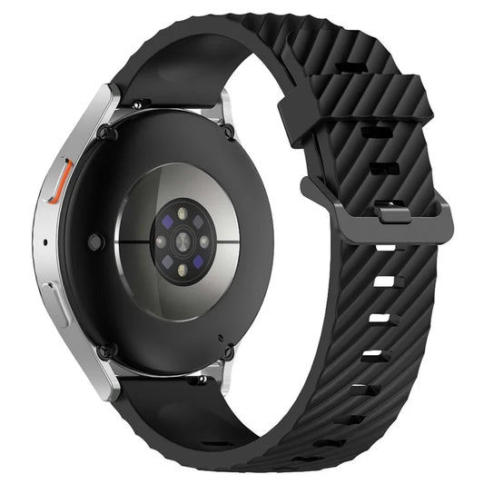 KALEBOL 20mm Silicone Band for Huawei Watch GT 3 42mm / GT 3 Pro 43mm Tire Pattern Watch Strap