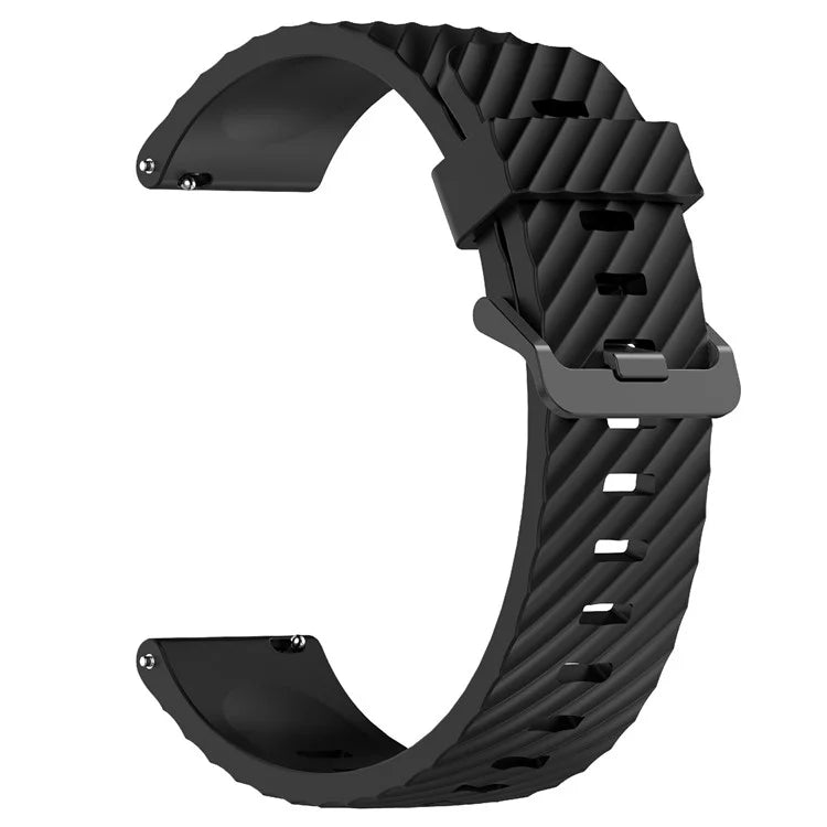 KALEBOL 20mm Silicone Band for Huawei Watch GT 3 42mm / GT 3 Pro 43mm Tire Pattern Watch Strap