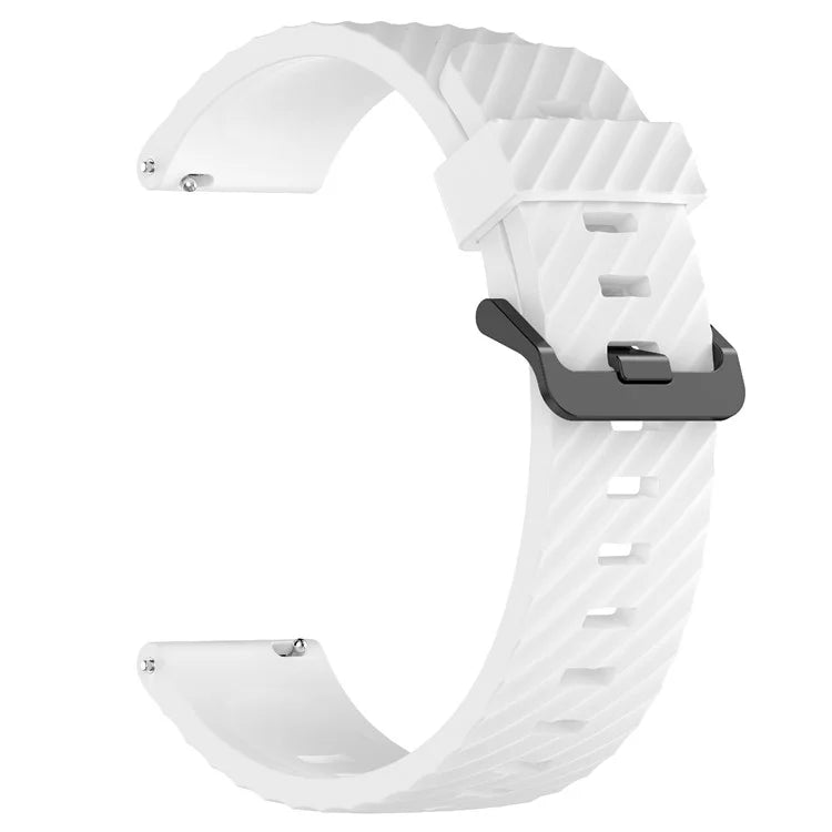 KALEBOL 20mm Silicone Band for Huawei Watch GT 3 42mm / GT 3 Pro 43mm Tire Pattern Watch Strap