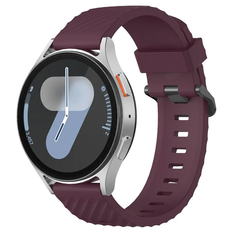 KALEBOL 20mm Silicone Band for Huawei Watch GT 3 42mm / GT 3 Pro 43mm Tire Pattern Watch Strap