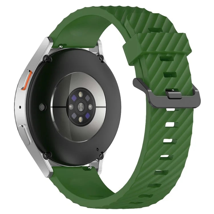 KALEBOL 20mm Silicone Band for Huawei Watch GT 3 42mm / GT 3 Pro 43mm Tire Pattern Watch Strap