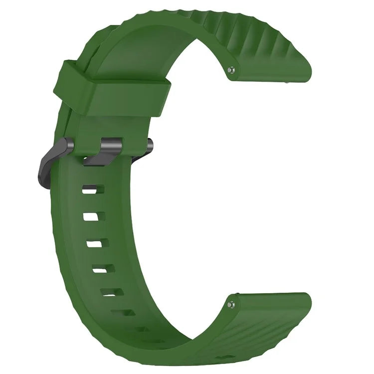 KALEBOL 20mm Silicone Band for Huawei Watch GT 3 42mm / GT 3 Pro 43mm Tire Pattern Watch Strap