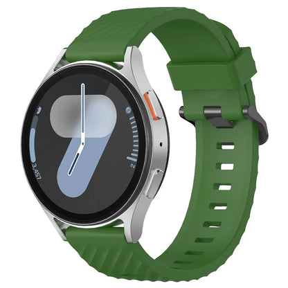 KALEBOL 20mm Silicone Band for Huawei Watch GT 3 42mm / GT 3 Pro 43mm Tire Pattern Watch Strap