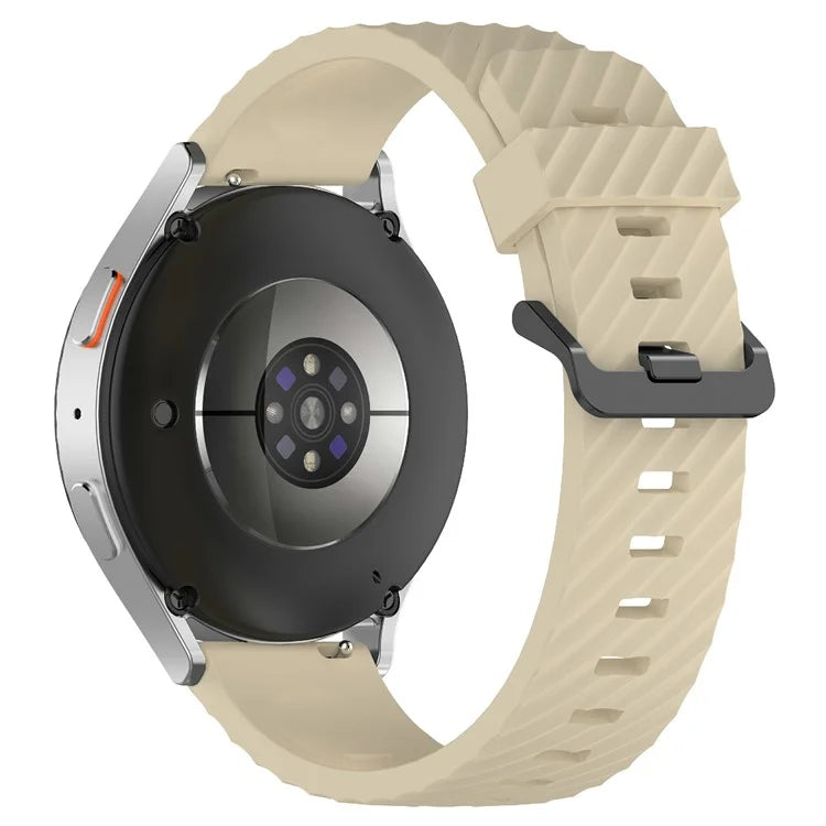 KALEBOL 20mm Silicone Band for Huawei Watch GT 3 42mm / GT 3 Pro 43mm Tire Pattern Watch Strap