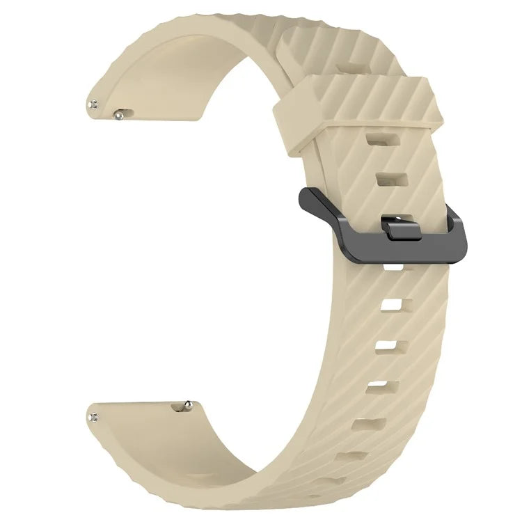 KALEBOL 20mm Silicone Band for Huawei Watch GT 3 42mm / GT 3 Pro 43mm Tire Pattern Watch Strap