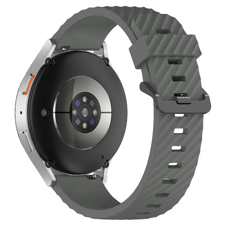 KALEBOL 20mm Silicone Band for Huawei Watch GT 3 42mm / GT 3 Pro 43mm Tire Pattern Watch Strap