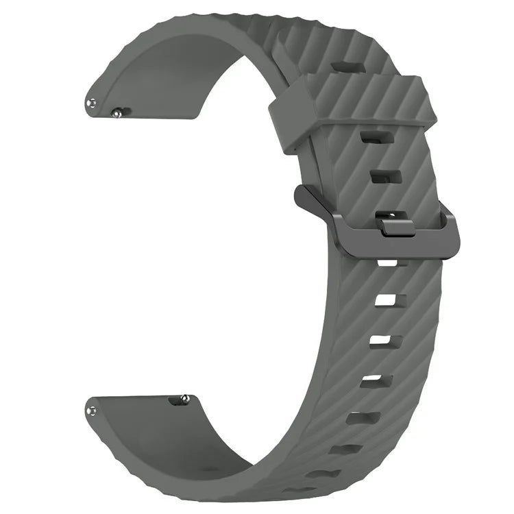 KALEBOL 20mm Silicone Band for Huawei Watch GT 3 42mm / GT 3 Pro 43mm Tire Pattern Watch Strap