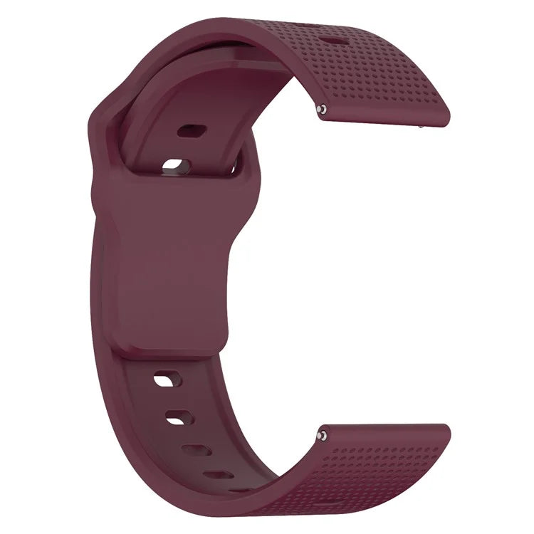 KALEBOL 20mm Strap for Huawei Watch GT 3 42mm / GT 3 Pro 43mm Dots Silicone Watch Band